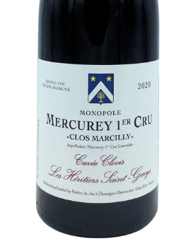 (image for) Les Heritiers Saint-Genys Mercurey 1er Cru Clos Marcilly Monopole Cuvee Clovis 2023 [JS 97]